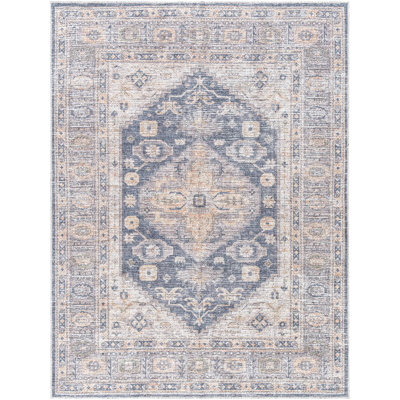 Vivir x Livabliss Lorelai Silver Machine Washable Area Rug