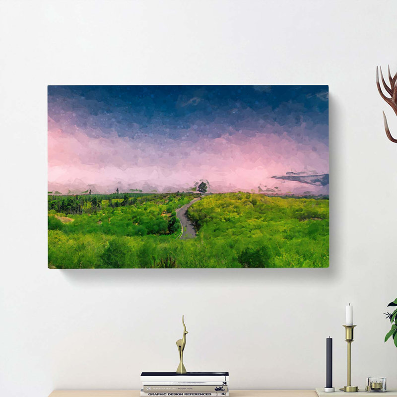 Driving Through Tenerife in Abstract - Wrapped Canvas, 35cm H x 50cm W x 3cm D