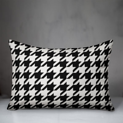  and Houndstooth Lumbar Pillow