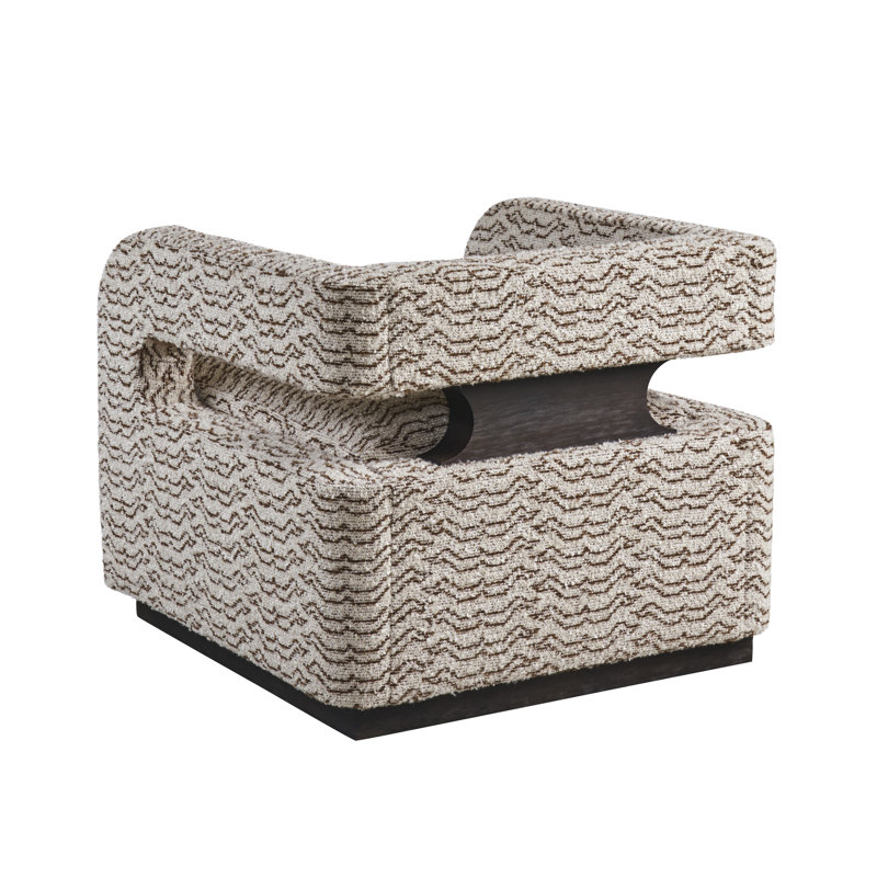 Zanzibar Geometric Swivel Barrel Chair in Durban