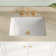 DeerValley Ursa 18" X 13" Rectangular Vitreous China Undermount Bathroom Sink with Overflow