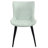 Pu Leather Upholstered Dining Chairs Modern Wingback Side Chairs With Metal Legs-1195136596