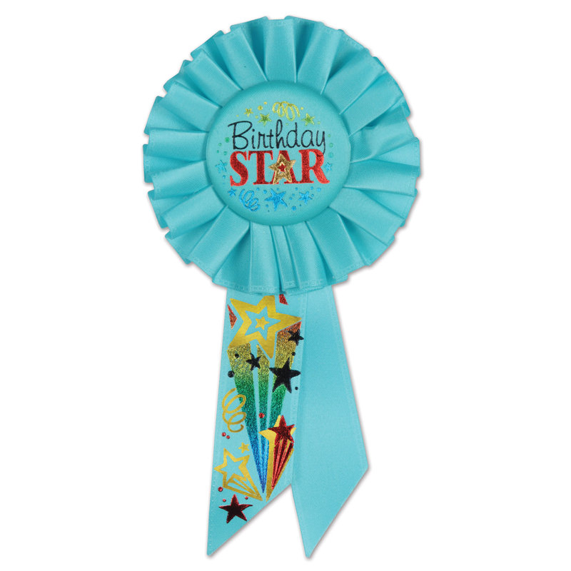 Rosette étoile d'anniversaire