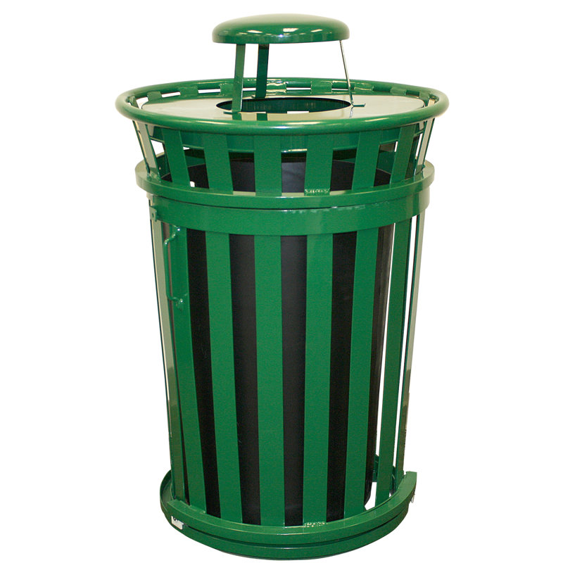 Poubelle 36 gallons receptacle Oakley, Vert