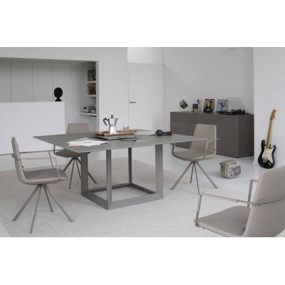 Chaise de salle à manger rembourrée Fechteler