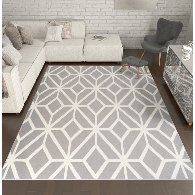Alefiyah 93 tapis modernes pour le salon, Rectangle de 5 pi x 8 pi