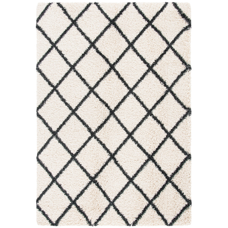 Marrone Performance Geometric Rug, Rectangle 4' x 6'