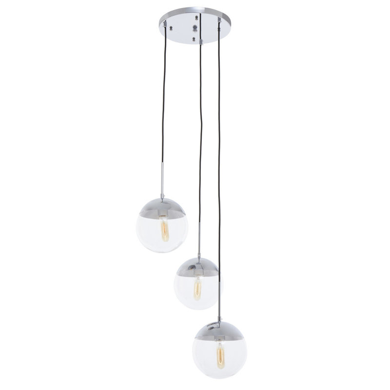 Royce 3 - Light Cluster Pendant, Silver