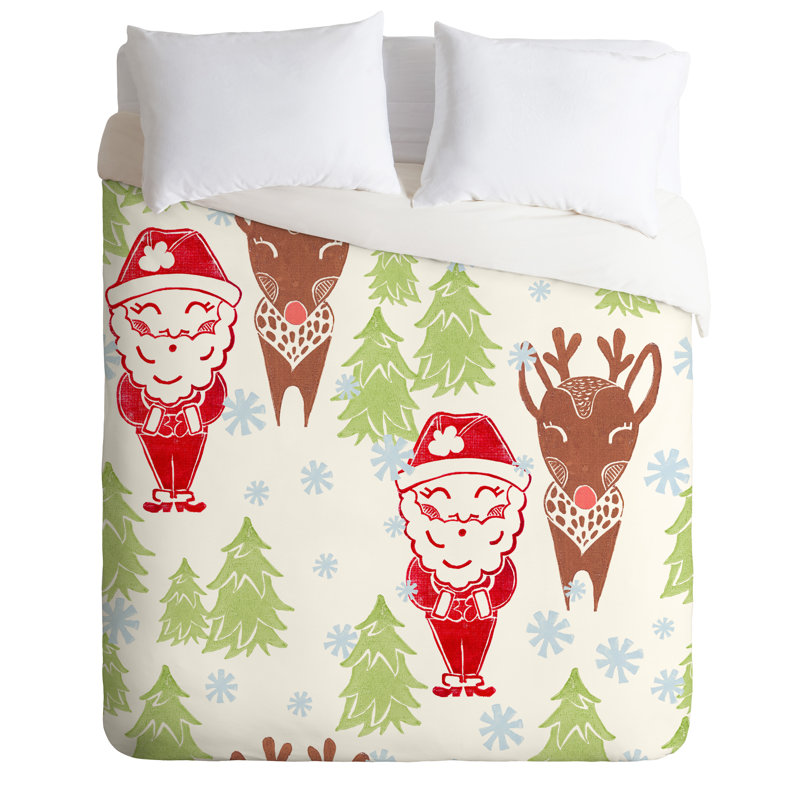 Ensemble de housse de couette, Housse de couette pour grand lit et 2 taies décor