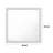 Zanavia Wood Flat Wall Mirror