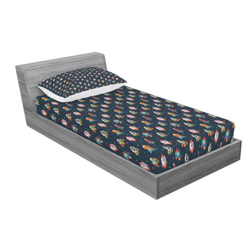 Microfiber Sheet Set, Twin Sheet Set with Fitted Sheet