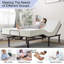 Lit ajustable avec télécommande sans fil 15 po Mobley-1818184915