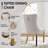 Kazandra 6 - Person Pedestal Dining Set-661538243-661538295-661538288