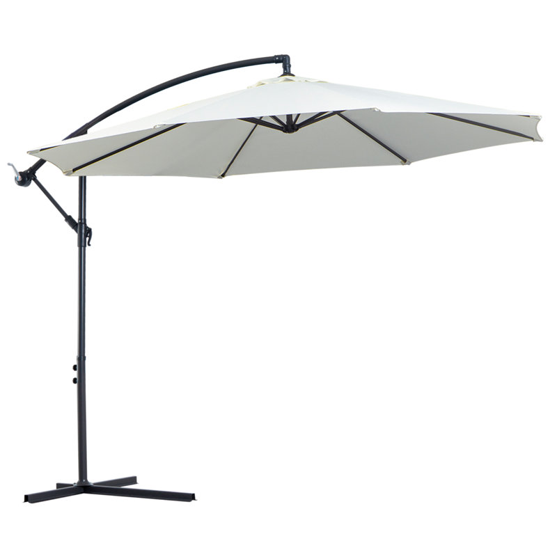 Parasol de marché 116,1 po avec manivelle Steff