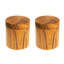 Ensemble de pots de cuisine 2 pièces en teck-71082301