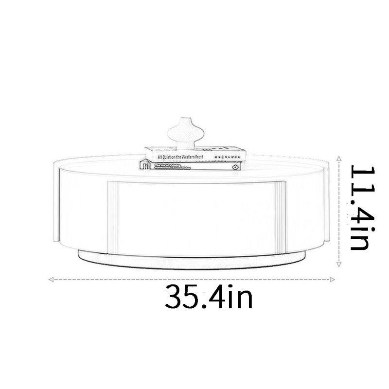 Table basse Minimalist Rock Plate