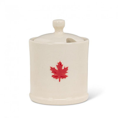Pot à confiture en feuille d'érable