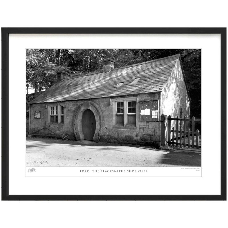 Ford, The Blacksmiths Shop C1955 - Single Picture Frame Print, 28cm H x 36cm W x 2.3cm D