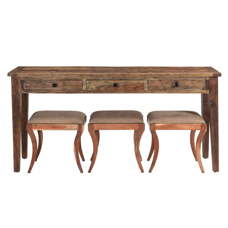 Metal Base Dining Table