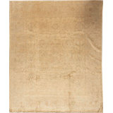 Silk Oriental Area Rug in Beige