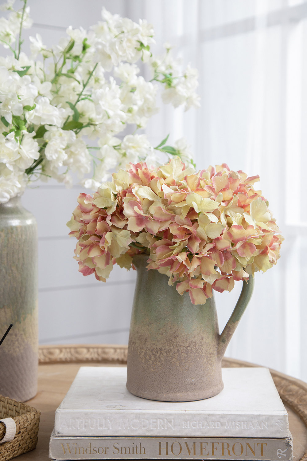 Hydrangea Floral Stems, Blush