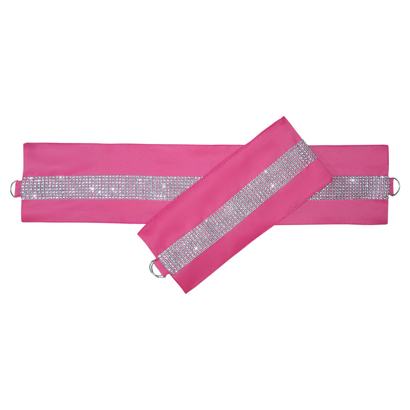 Baileigh Fuschia Polyester Curtain Holdback/Tieback