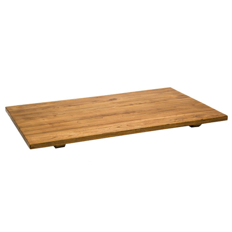Plateau de table en bois d'orme 30 po x 30 po, L 30 po x l 30 po