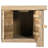 Rowan 78.5" Solid Reclaimed Pine Sideboard with Lower Shelf Heritage Light Natural Brown