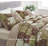 Boho Washed Cotton Floral Printed Patchwork Quilt Set-238098977-238098976