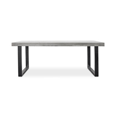 Clement Rectangular Concrete Outdoor Dining Table