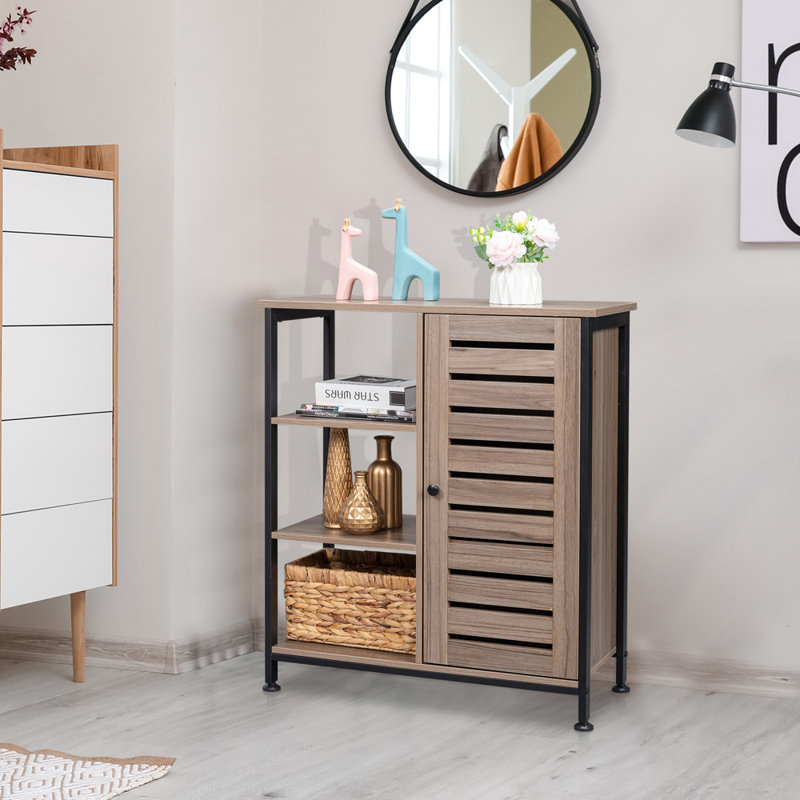 Amiel Steel 1 - Door Rectangle Accent Cabinet