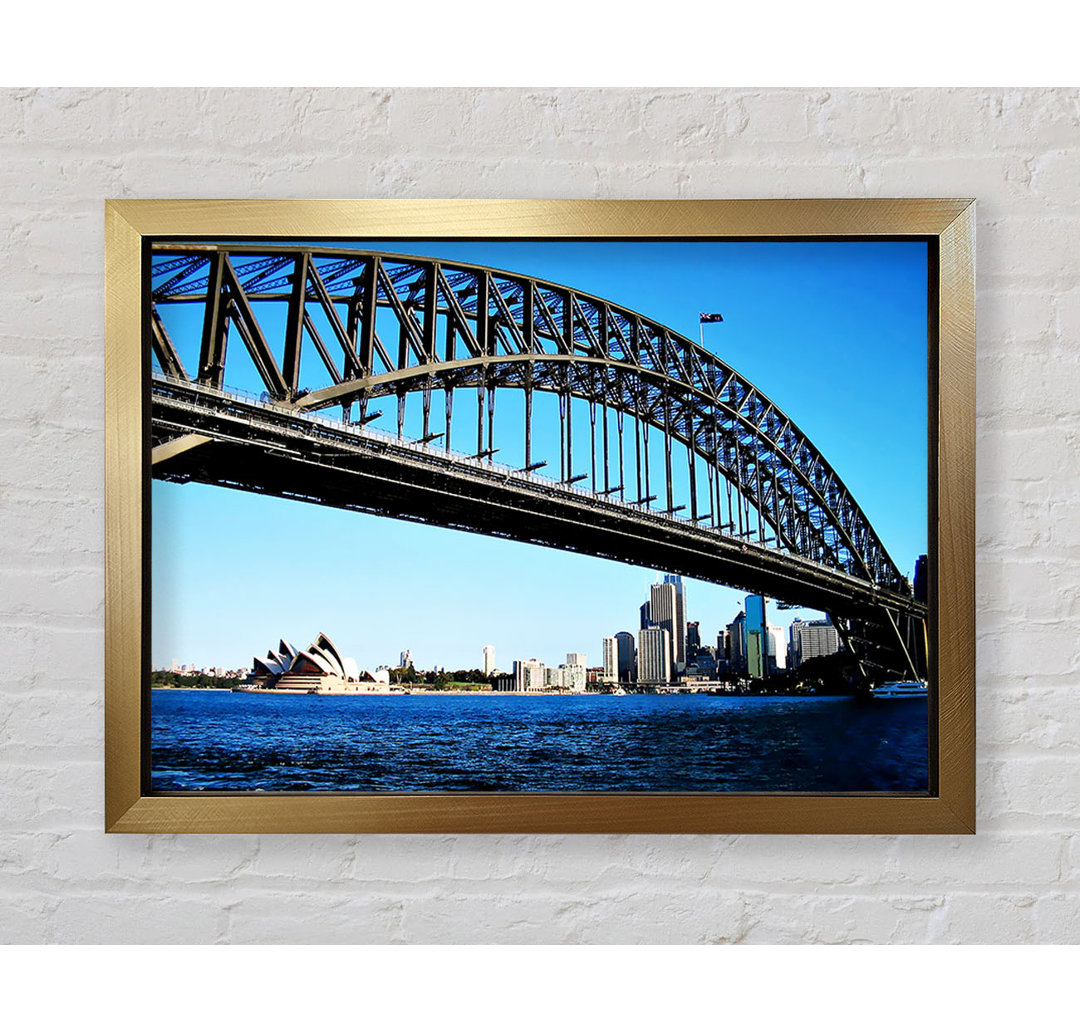 Gerahmter Fotodruck Sydney Harbour Bridge Day Time