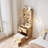 Compact Vanity, Make Up Vanity Desk with Mirror and Lights, Vanity Table Set with Charger Station-307673177