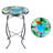 Jausma Glass Top End Table