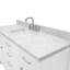 Meuble-lavabo simple 60 po avec plateau en marbre blanc de Carrare Abbate-85364019-121645825