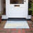 Machine Washable Indoor/Outdoor Xhevrie Denim Rug-730263496