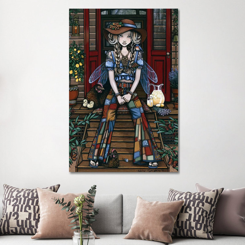 Adaline 1 Piece Wrapped Canvas Wall Art, 152.5 cm H x 101.5 cm W