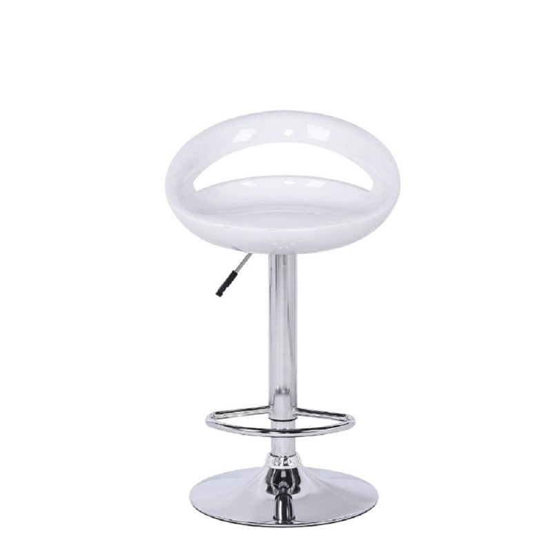 Swivel Adjustable Height Counter Stool with Metal Frame