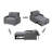3-in-1 Convertible Sleeper Sofa-913491379