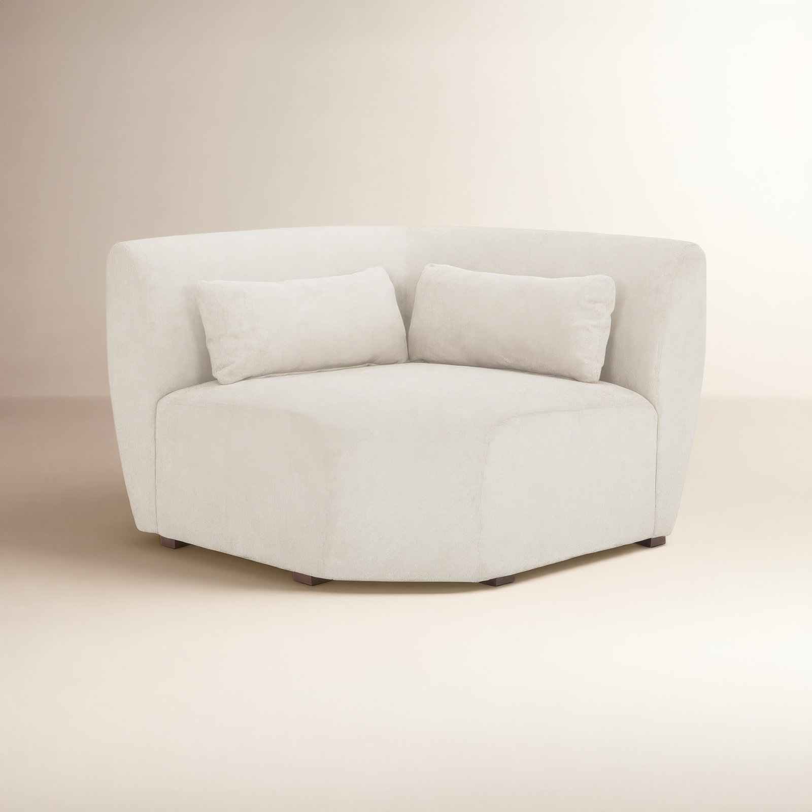 Anson Corner Chair, Warm White