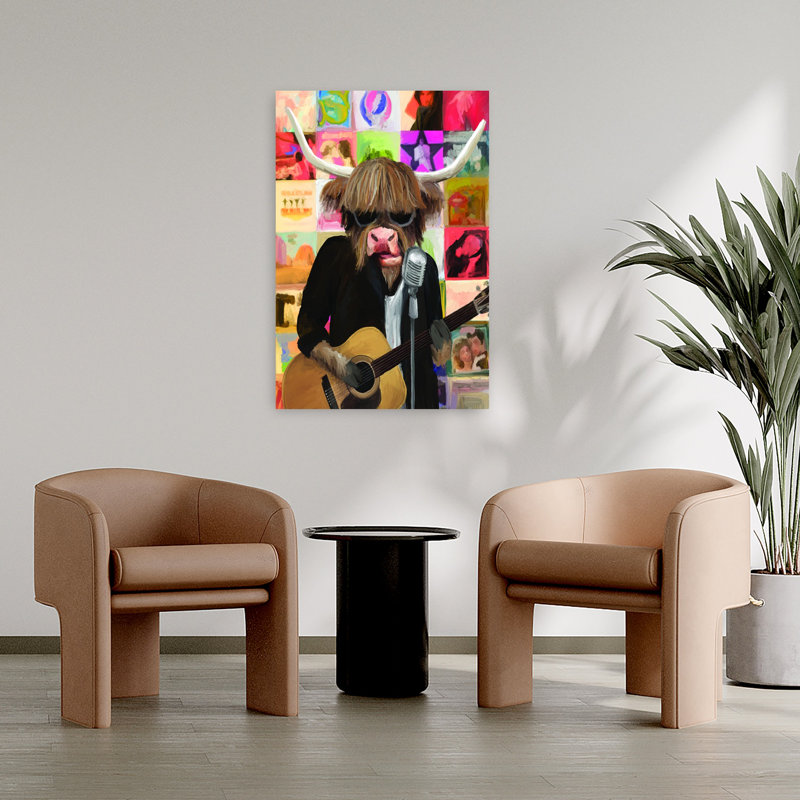 Art contemporain contemporain abstrait, H 36 po x l 24 po