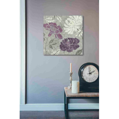 «Morning Tones Purple I» par Daphne Brissonet, art mural sur toile