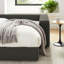 Divan-lit rembourré en duvet blanc pur Commix-105697913