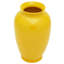 14" Bright Yellow Tung Chi Vase-1066095797