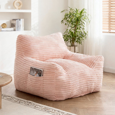 Bean Bag Chair for Adults, Oversized Comfy Beanbag Living Room Lazy Sofa for Bedroom & Dorm