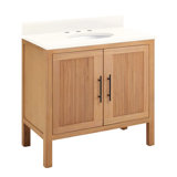 36" Ayanna Single Bathroom Vanity Set with Oval Undermount Sink