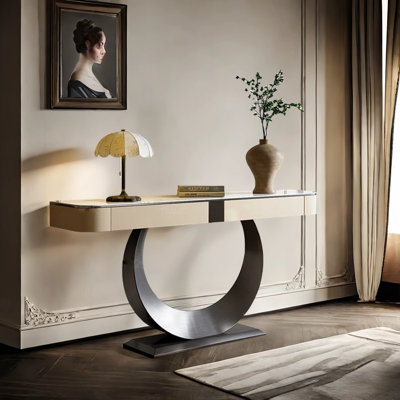 Console d'entrée de luxe de style haut de gamme