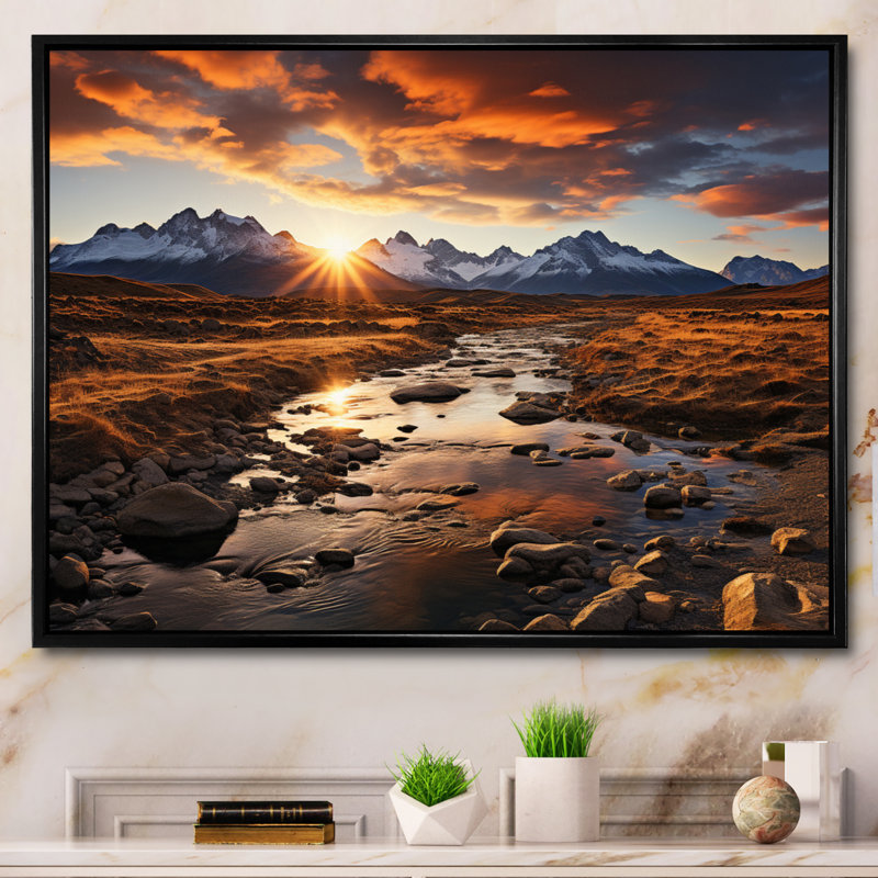 Wyoming Thunder Basin National Grassland I, reproduction d'art sur toile, H 34 po x l 44 po x P 1,5 po, Noir