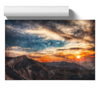 Sunset In Utah - No Frame Print