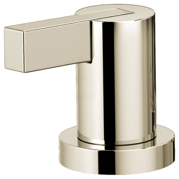Litze® Roman Tub Faucet, Polished Nickel, Extended Lever
